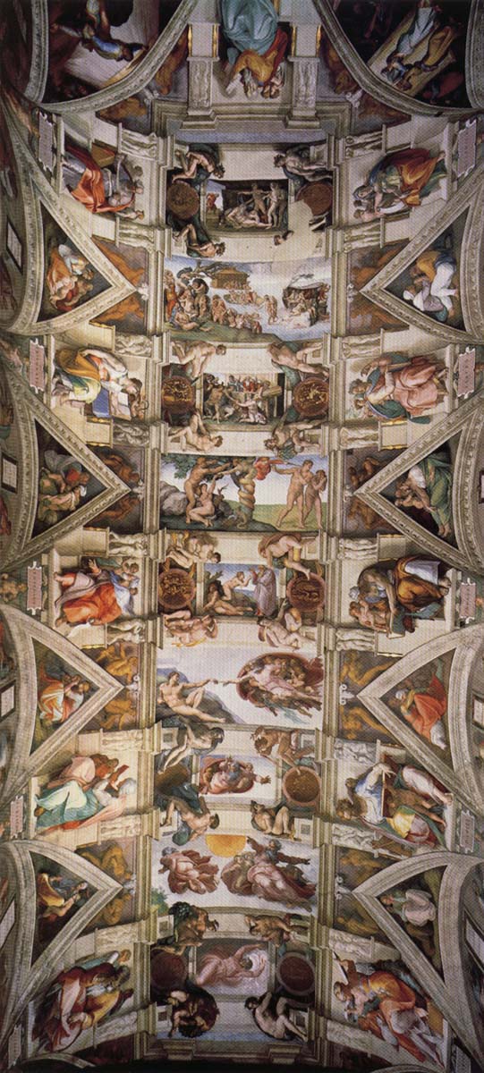 Michelangelo Buonarroti Ceiling of the Sistine Chapel